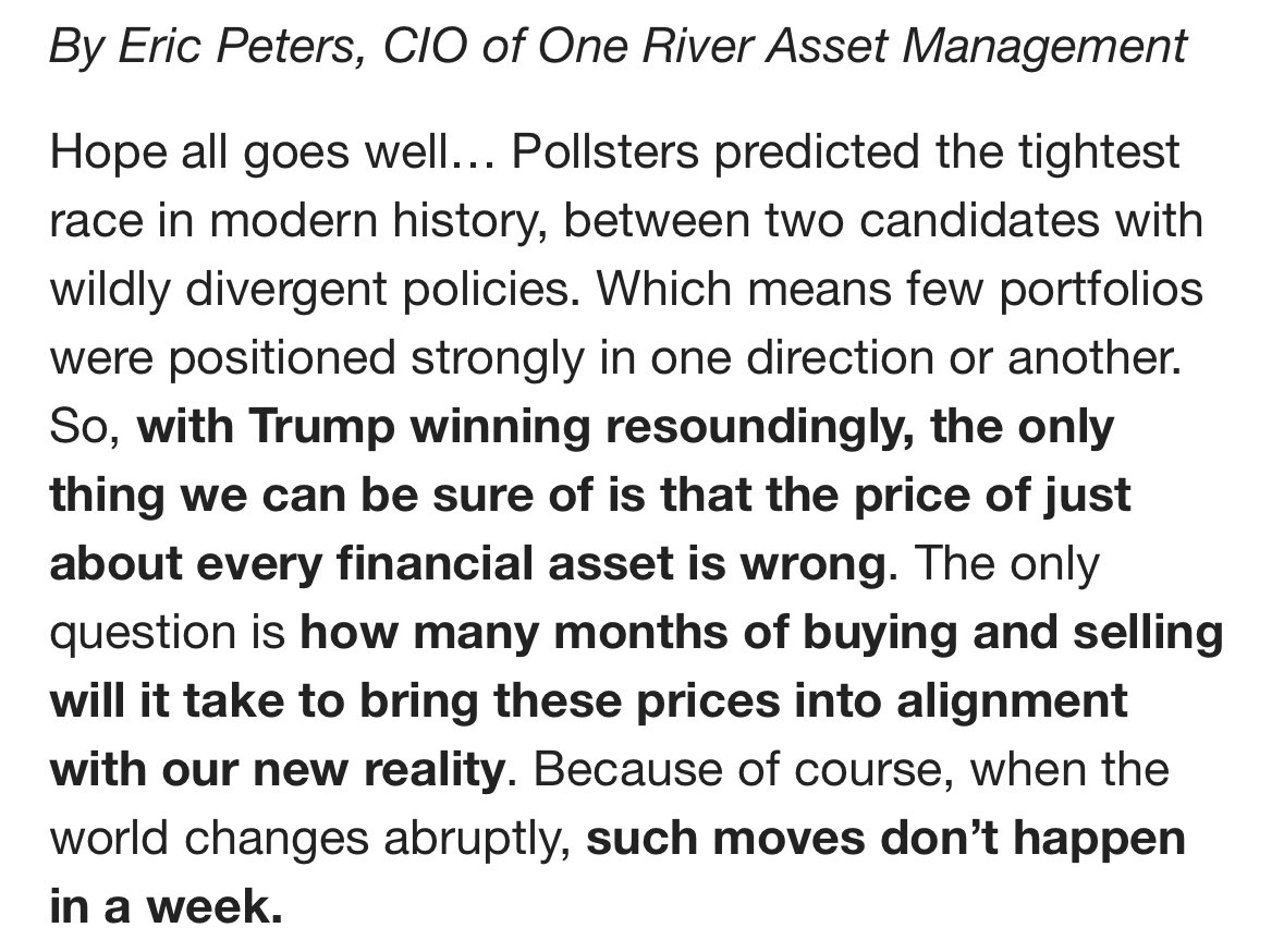 "....the price of just about every financial asset is wrong."

Correct.

Higher.
