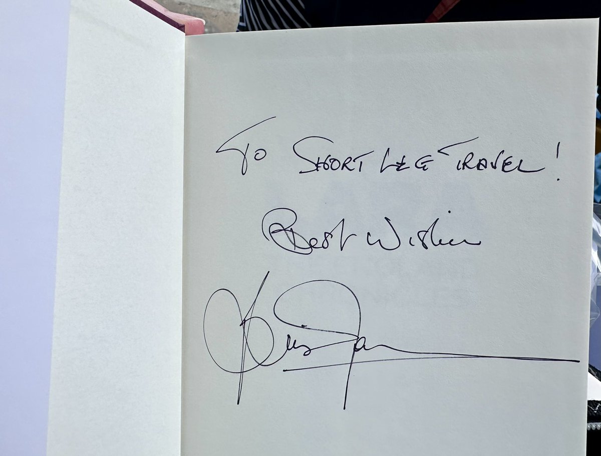 We were hoping for a <a href="/windiescricket/">Windies Cricket</a> win today at <a href="/kensington_oval/">Kensingtonovalbarbados</a> and sadly that wasn’t to be, but we did get to meet the legend <a href="/BrianLara/">Brian Lara</a> 😁👍🏻 #MaroonFans #TheRivalry #WIvENG