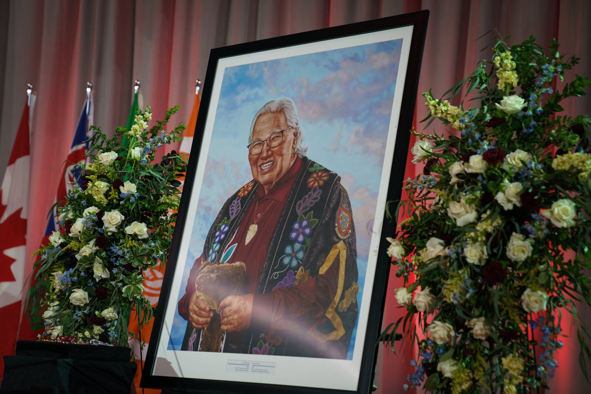Today we said goodbye to a giant.

The Honourable Murray Sinclair helped put Canada on a path of Reconciliation. He challenged us, he educated us, and he believed in our ability to change. He will be dearly missed.