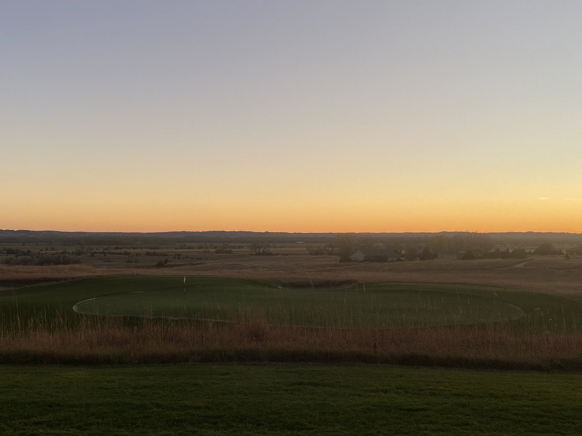 The sun set on the final day of golf for Wild Horse this afternoon.  Until next time!!! #FearTheWooga #ClosingTime #GolfLife #WildHorseGolfClub