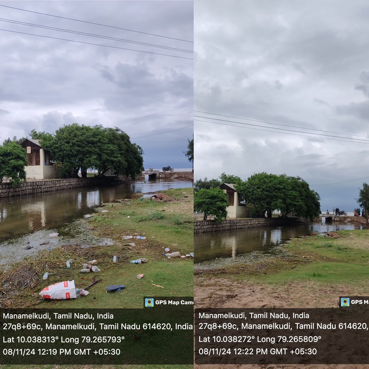 amritaSSBS's tweet photo. As part of CWEGE UNESCO-funded initiative focused on harmonizing sustainable livelihoods with Dugong conservation, a team  conducted a needs-based study in two villages in Tamil Nadu. The team organized a 1.5-kilometer beach cleanup drive along Kodiakara Beach in Manamelkudi. https://t.co/fYUnfX0FLa