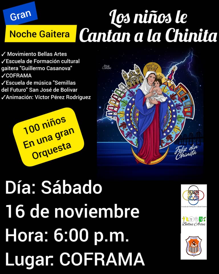 Los niños le cantan a la Chinita ❤️🇻🇪🌹
@MPPEDUCACION 
<a href="/HectoRodriguez/">Héctor Rodríguez C.</a> 
@dgcpatrimoni
<a href="/VillegasPoljak/">Ernesto Villegas Poljak</a>
<a href="/minculturave/">Ministerio del Poder Popular para la Cultura</a>
<a href="/Cultura_Tachira/">MinCultura Táchira</a>