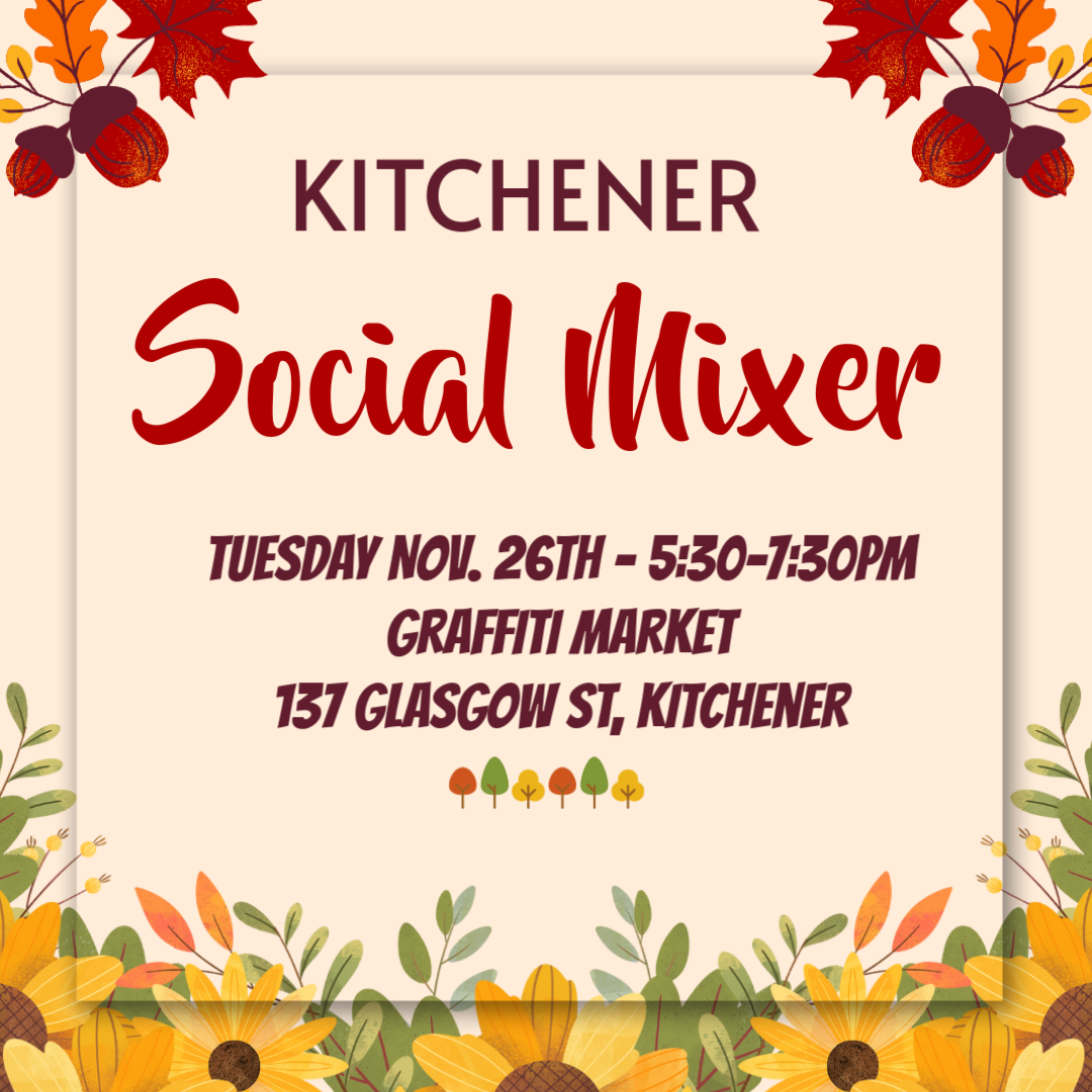 Want to connect with other public servants and expand your professional network? Come out to the upcoming social mixer in Kitchener, ON!

Date: Tuesday November 26, 2024
Time: 5:30 to 7:30pm
Location:  137 Glasgow St. Suite 385, Kitchener

Register Here: forms.office.com/r/WwQALf1jvm