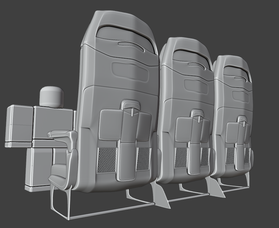 ray_tym's tweet photo. Airbus Seats commission #RobloxDevs #3DModel https://t.co/GJd8dsYuyp