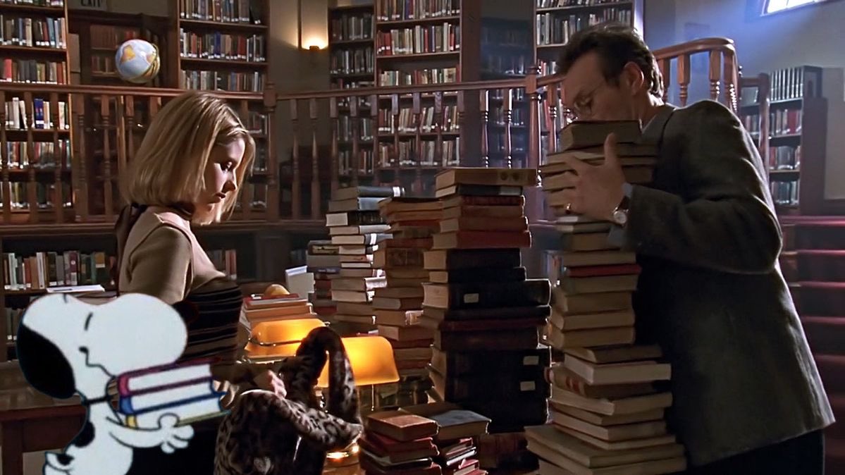 SELMIINTH's tweet photo. snoopy in buffy !! https://t.co/Suf4Sq0q1A