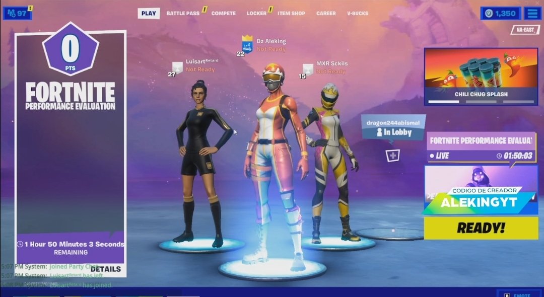 FortniteCompMX's tweet image. Recuerdan que trios mexas habia en el Capitulo 2?
Desde @Luisart__ @AlekingYt y sckills jugandose la vida en heats
@JeltyTV @andyvencha1x y @ChickenItzaa con su Top 5 en Grands Finals
@E13_____ @ZlatsFN y @areus1x haciendo historia en east
@Shifu1x @DepxFN @YasirFN_ con su Top 33