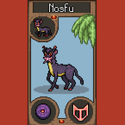 🌌 Meet the Nosfu! This towering, void-type mammal stands 28-30 feet tall with senses that reach miles away. Despite their size, they’re stealthy strategists. Don’t get too close; Nosfu prefer peace but won’t hesitate to protect themselves! #mostertaming #IndieGame #indiedev