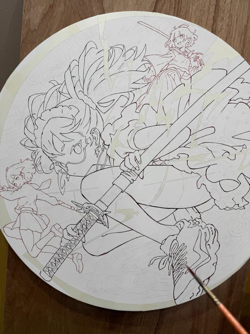 おはようございます今日も描いてゆく 