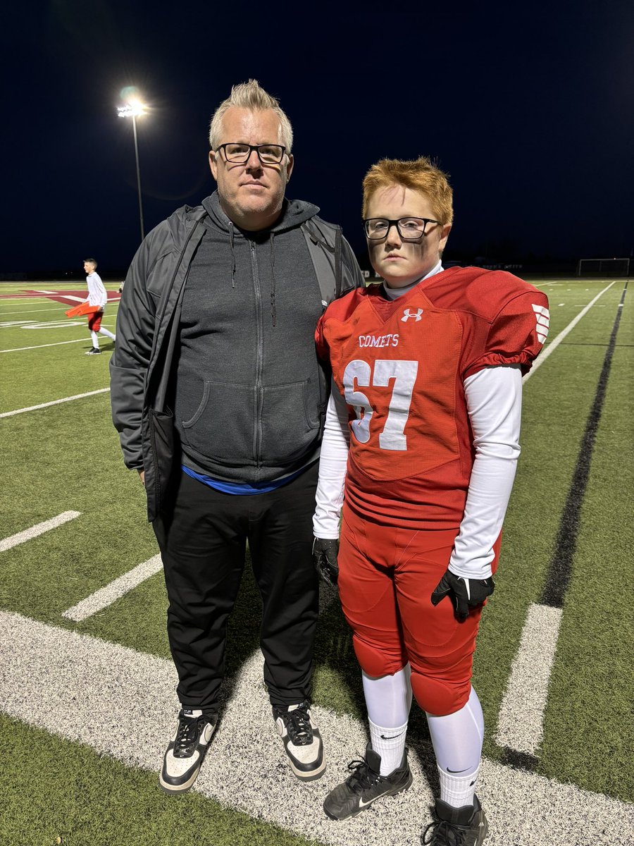 shanereay's tweet photo. The Raymond Comets Bantam Football team will be playing for the Provincial Championship at home this upcoming Saturday. It’s been great to watch the coaches develop the team the last 3 months and I’m proud of the dedication Jimmer has shown. https://t.co/P9lnTnkiIt