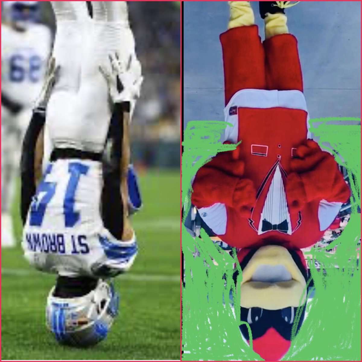 Robbie_Redbird's tweet photo. #GameRecognizingGame  ❤️ the @amonra_stbrown skill &amp; showmanship! @Lions @MiLBPromos @GoPBCardinals @baxterartdragon @MascotDrawings @MascotDude @HouseOfMascots @MascotHall @NFL https://t.co/mFtEgGVMIy
