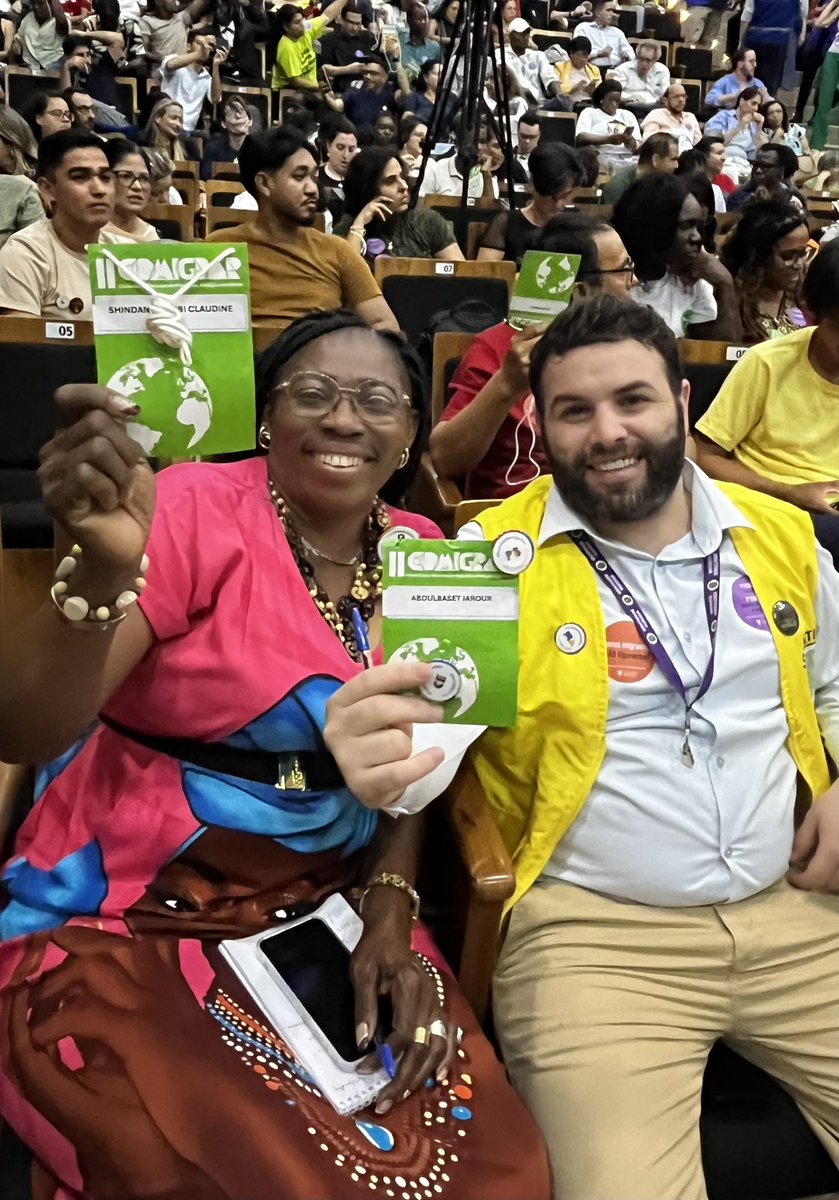 ACNURBrasil's tweet photo. A #Comigrar terminou, mas segue presente!
Pessoas de distintos países, etnias e locais de acolhida selecionaram 60 propostas que orientarão a construção da política nacional para refugiados, migrantes e apátridas.
Parabéns aos participantes e seguimos juntos nesta construção! https://t.co/gzlVGl4tnS