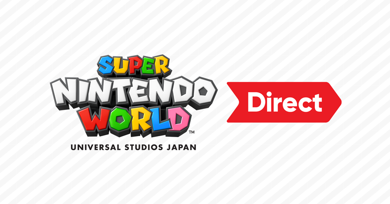 Nintendo's tweet photo. 明日朝7時より「スーパー・ニンテンドー・ワールド™ Direct」を放送します。
「ユニバーサル・スタジオ・ジャパン」内「スーパー・ニンテンドー・ワールド」の「ドンキーコング・カントリー」をご紹介（放送時間約10分）。ゲーム情報は含みません。
#NintendoDirectJP
https://t.co/CxFFjEyz8g
