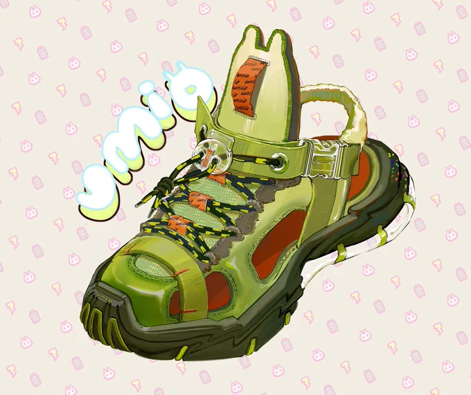 Summer energy Bunny x sneakers (original sneakers design) 