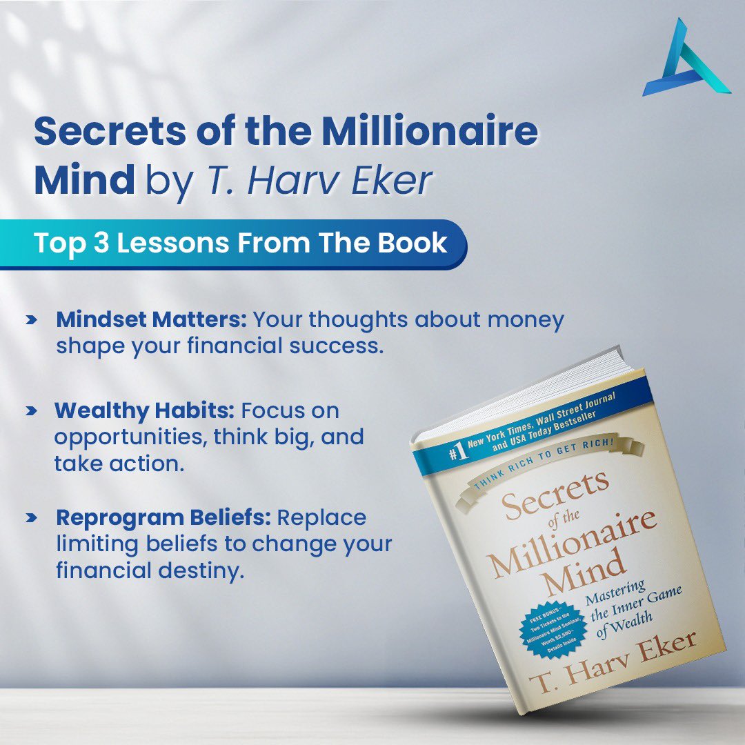 krameshofficial's tweet image. T. Harv Eker offers practical #strategies to #reprogram your thinking and adopt wealth-building habits. It&apos;s a must-read 📖 for anyone who wants to change their #financial_future.
#future #investment #fundsamental