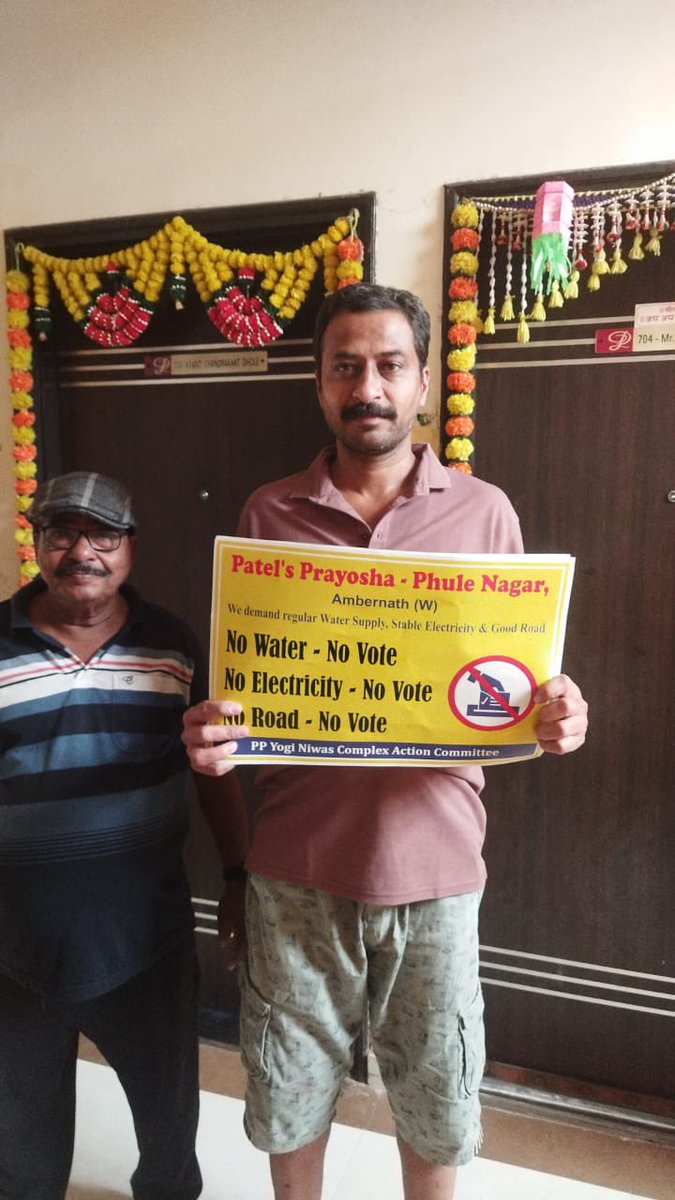 ppynchsltd's tweet photo. We people ready with their own weapons to fight. 
We will show our power of vote.

 @CMOMaharashtra
@mieknathshinde 
@DrSEShinde @DrKinikarBalaji @Ambernath_ACF @RC_AmbSmartcity https://t.co/GMeiTDnmLL