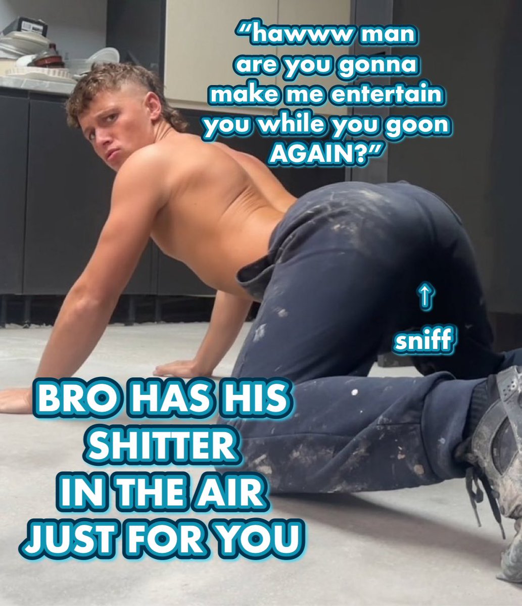 DONGDADDY420's tweet photo. BRO HAS HIS SHITTER IN THE AIR JUST FOR YOU https://t.co/lda3SR3INy