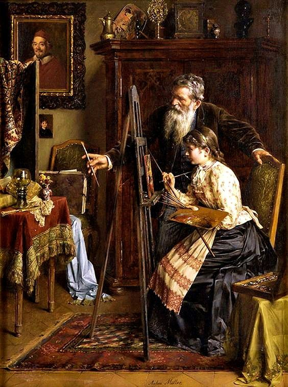 GNhminh54985's tweet photo. Anton Mueller (German,1853-1897) https://t.co/ziQz1JaWLa