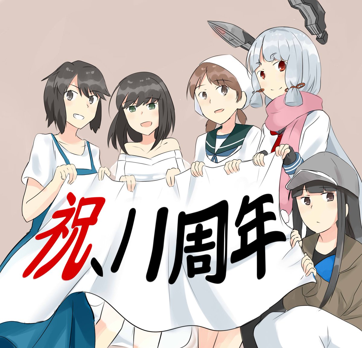 吹雪(艦隊これくしょん) ,初雪(艦これ) ,深雪(艦これ) ,叢雲(艦これ) ,白雪(艦これ) 「いい11駆の日 」|泉水すばる 神戸かわさき、c102予定のイラスト