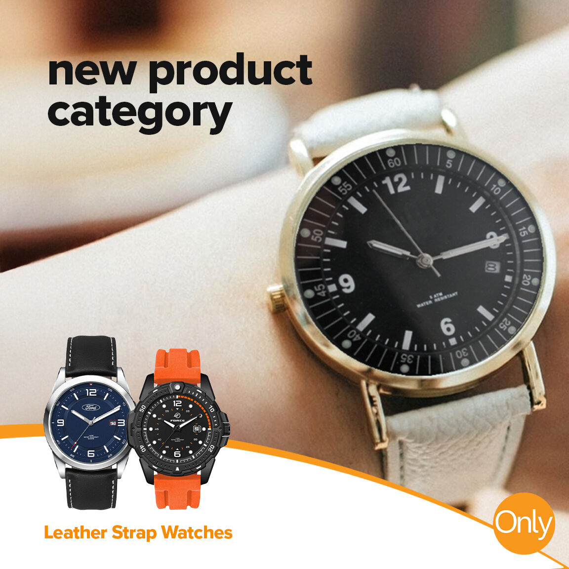 These elegant timepieces feature a minimalist dial that can be customised with your logo, all set in a striking gold-plated case. 

Explore our range of watches and customise it with your own branding today: only.lc/watchbands