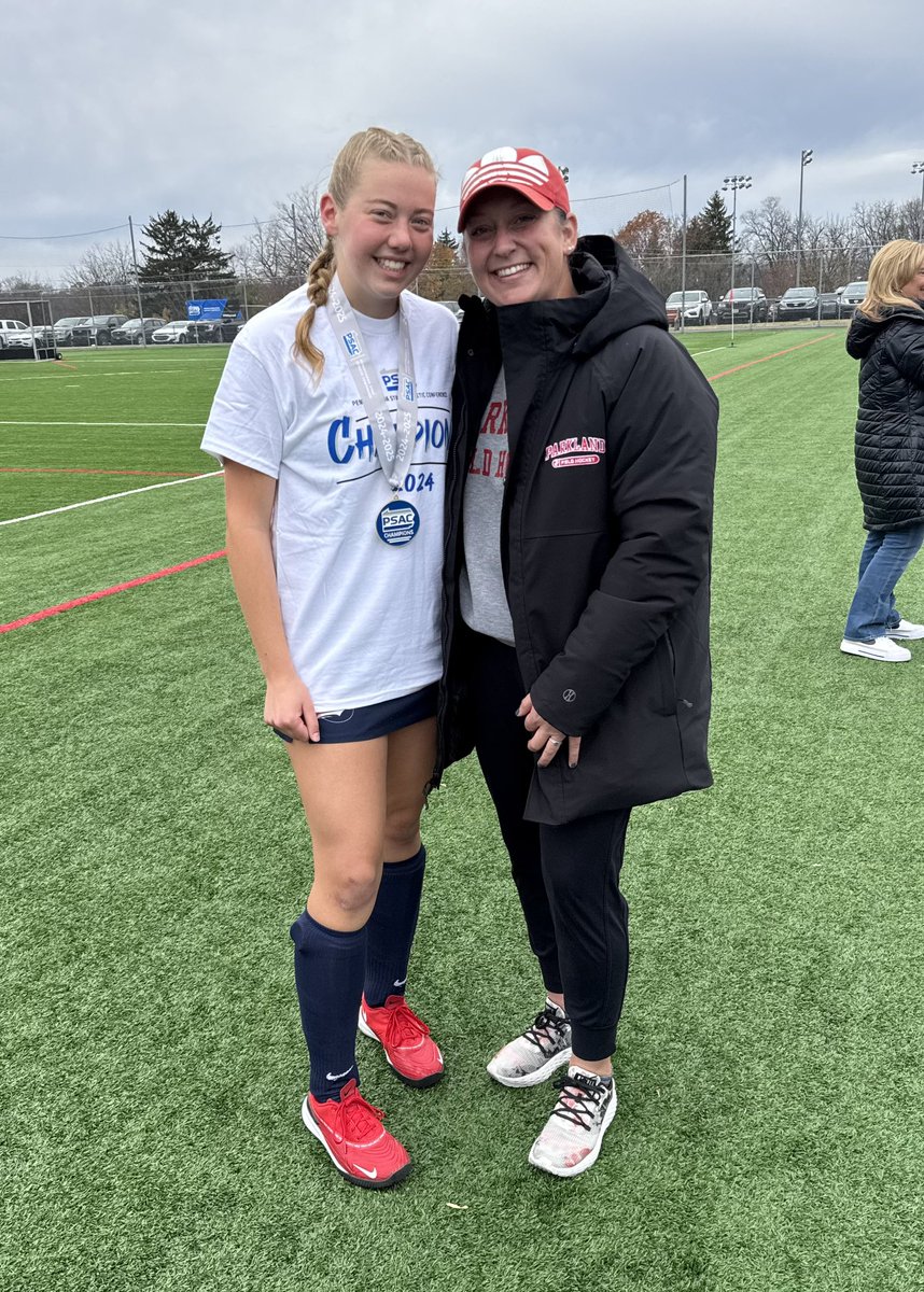 ParklandFHBC's tweet photo. Congratulations to Parkland alum, Elaina Fragassi and her Shippensburg teammates on their PSAC Championship! https://t.co/y1Ig3DS7Yr