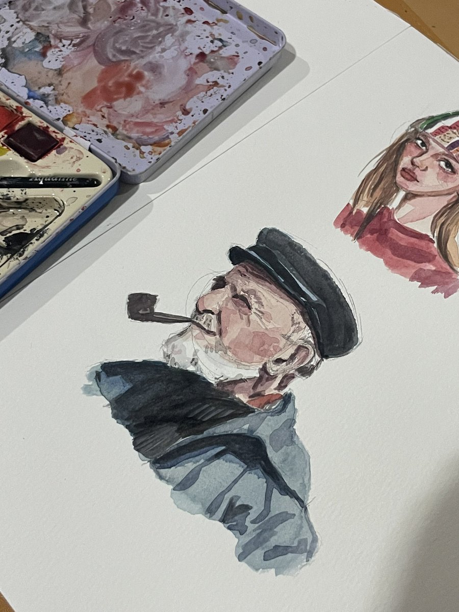 sofajasmani's tweet image. Watercolor is my best friend