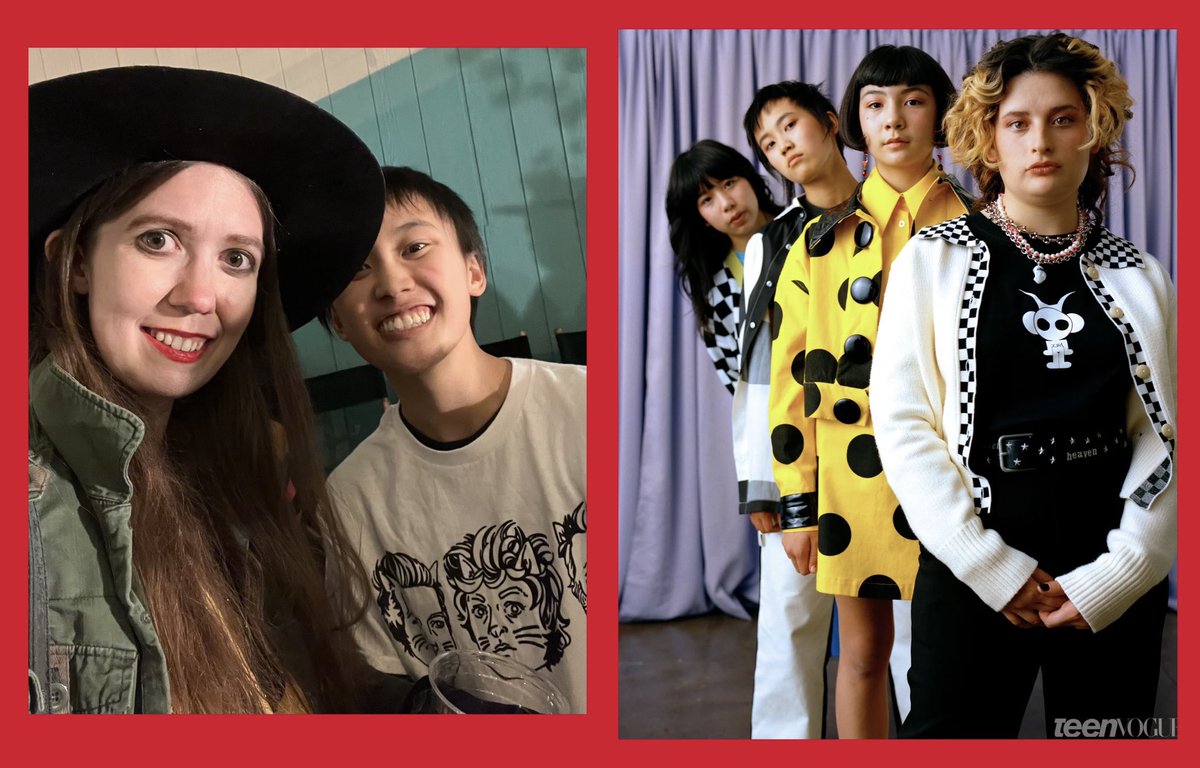 Selfie time with Eloise from the Linda Lindas after their punk rock panel with Alice Bag &amp; Raven Sutton 🎸🐈‍⬛
#lindalindas #thelindalindas #punkrock #eloisewong