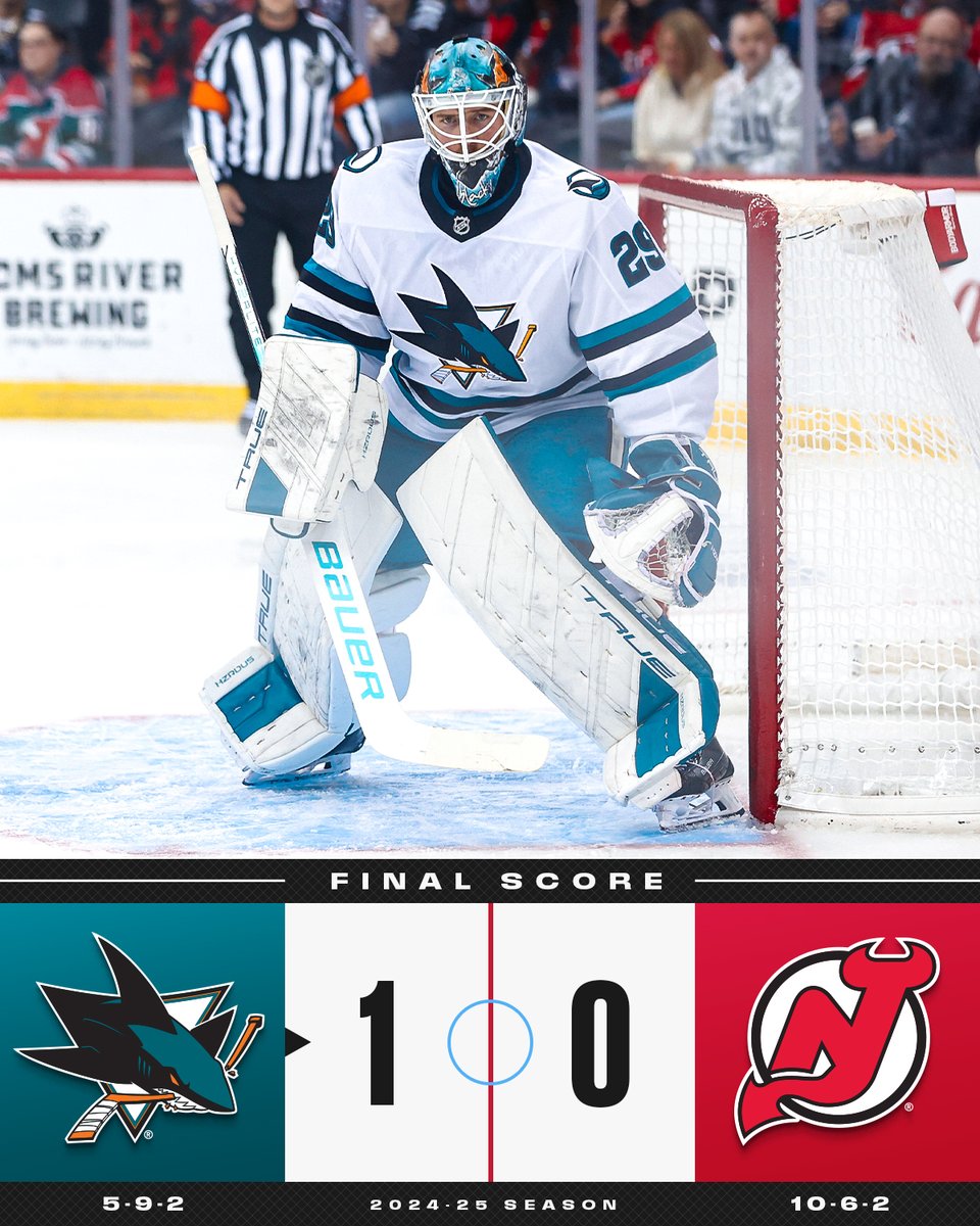 Mackenzie Blackwood leads the <a href="/SanJoseSharks/">San Jose Sharks</a> to a shutout win! 🦈