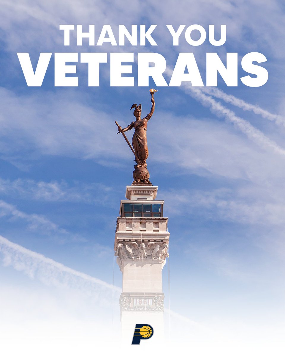 Pacers's tweet photo. grateful for all those who have served 💙

#VeteransDay https://t.co/GL41vYptPH