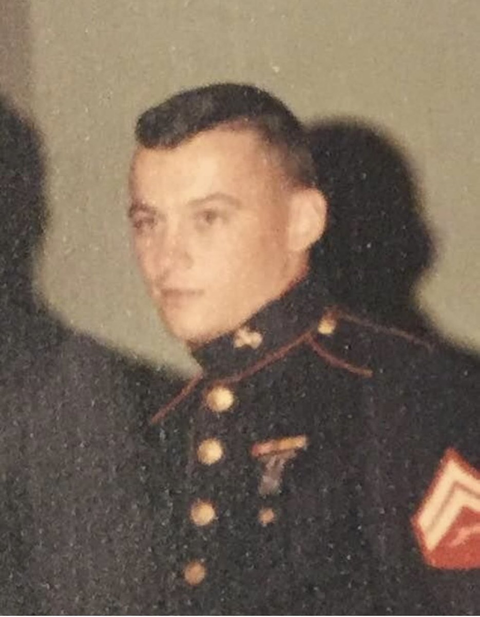Radmom100's tweet photo. Thank you for serving our country in Vietnam, a proud Marine!                     We are proud of you!, Rick!🇺🇸 https://t.co/FLPZDi2sFe