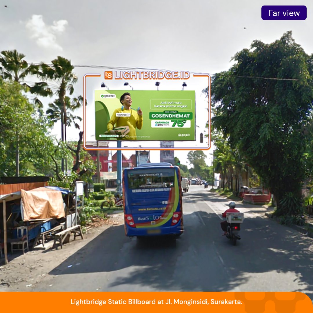 Lightbridge_id's tweet photo. Billboard ini berdiri megah di Jl. Monginsidi Surakarta, dengan size yg besar, mampu menarik mata orang yang melintas didepannya.
Jalan ini jg sangat ramai dilintasi pengendara.
Langsung aja kepoin titin ini di https://t.co/TTOtqyI3jj
#lightbridge #surakarta #billboard #marketing https://t.co/FbRw30whav