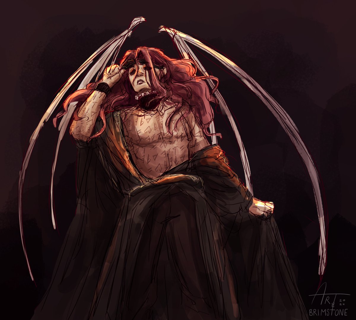artandbrimstone's tweet photo. // shadows over welde ep 10 spoilers

it’s 3am but brainrot calls goodnight 🫡🫡 #shadowsoverwelde https://t.co/qhTdrbpDHm