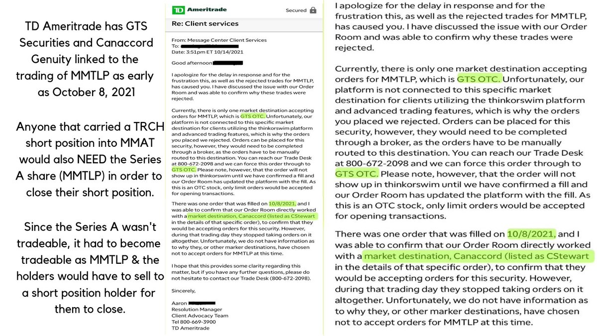 RareDealsHere's tweet photo. Before $MMTLP there was $OSTKO!

Who was involved? 

Ari Rubenstein of GTS Securities, James Angel, his employee from Rubenstein's Modern Markets Initiative...

But they both had links to @FINRA which gave GTS permission to continue trading OSTKO on the OTC despite objections from Overstock.

So when you observe James Angel defending FINRA's actions and promoting trading Next Bridge as if he speaks for shareholders...

What he's actually doing is promoting the interests of his employer Ari Rubenstein of GTS Securities, the same firm with links to the earliest and final trades in $MMTLP.

Small world! #MMTLPfiasco