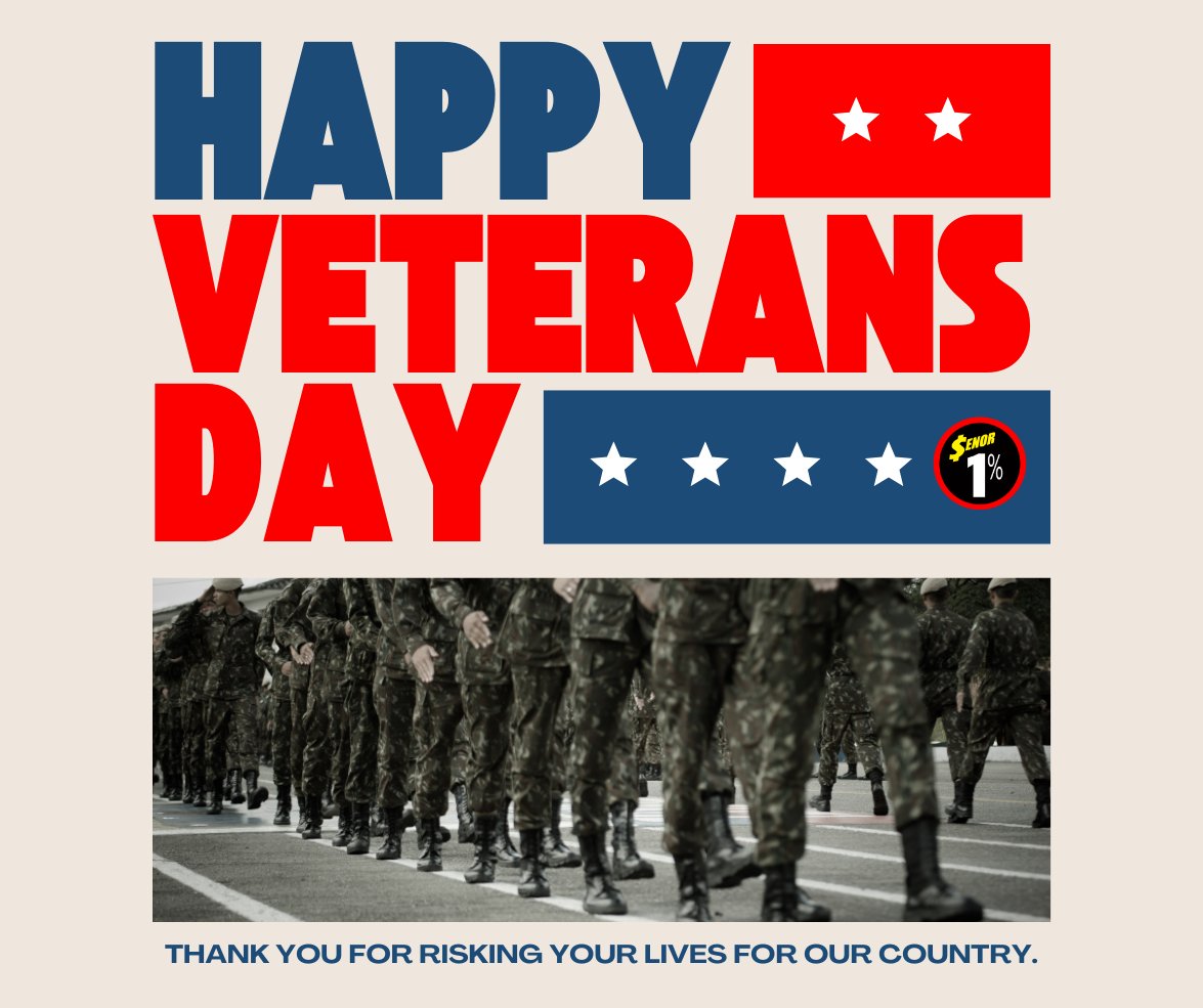 Thank you to the brave men and women who have dedicated their lives to protecting our freedom. At Senor Check Cashing, we salute your service and are here to support our veterans and their families.
#VeteransDay #ThankYouVeterans #HTX #VeteransLivesMatter #HoustonTexans #Houston