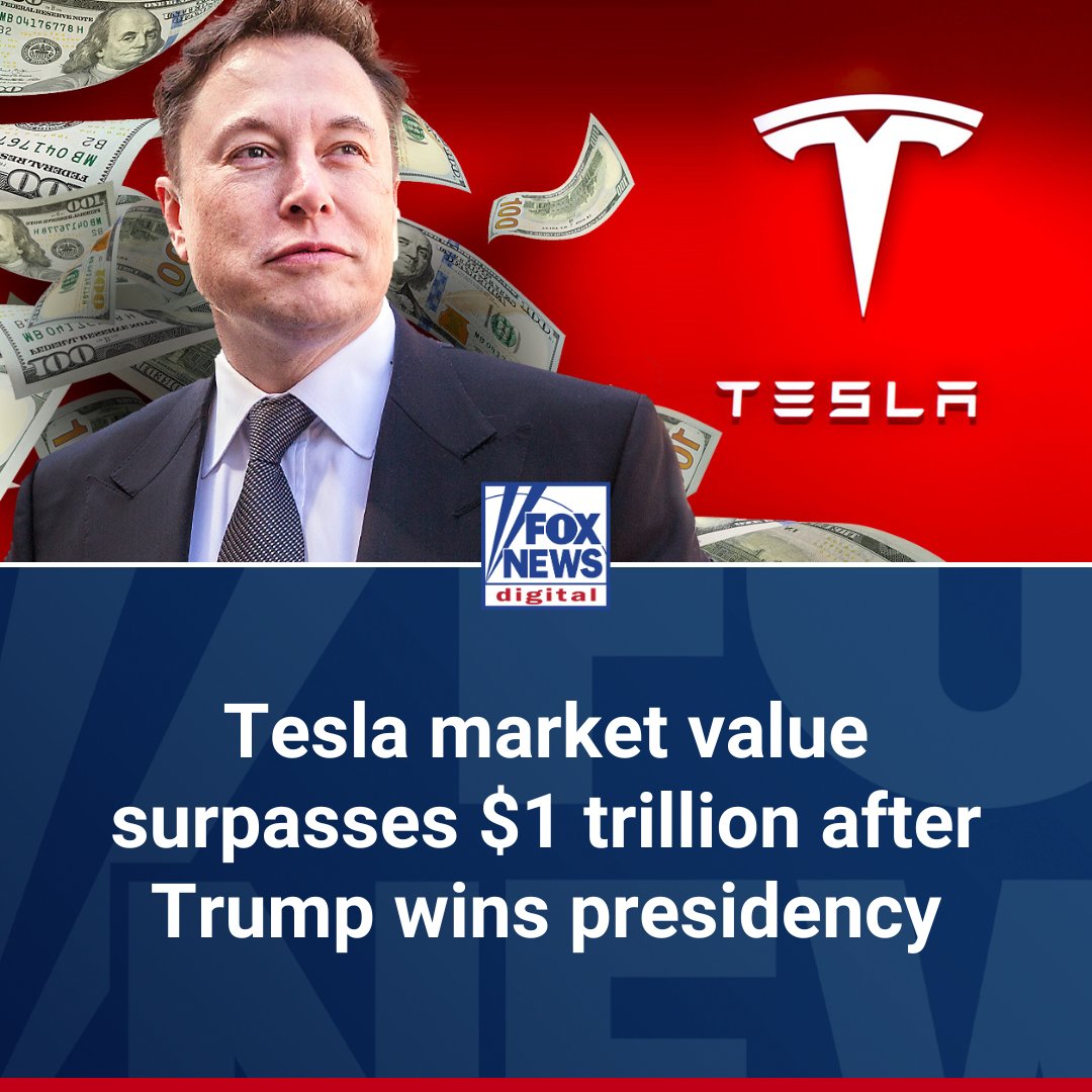 FULL SPEED AHEAD: Tesla CEO Elon Musk endorsed Trump's bid to return to the White House and was a prominent financial backer of his campaign, which helped send Tesla’s market value above the $1 trillion mark after a rally on Friday. trib.al/q1hHGXb