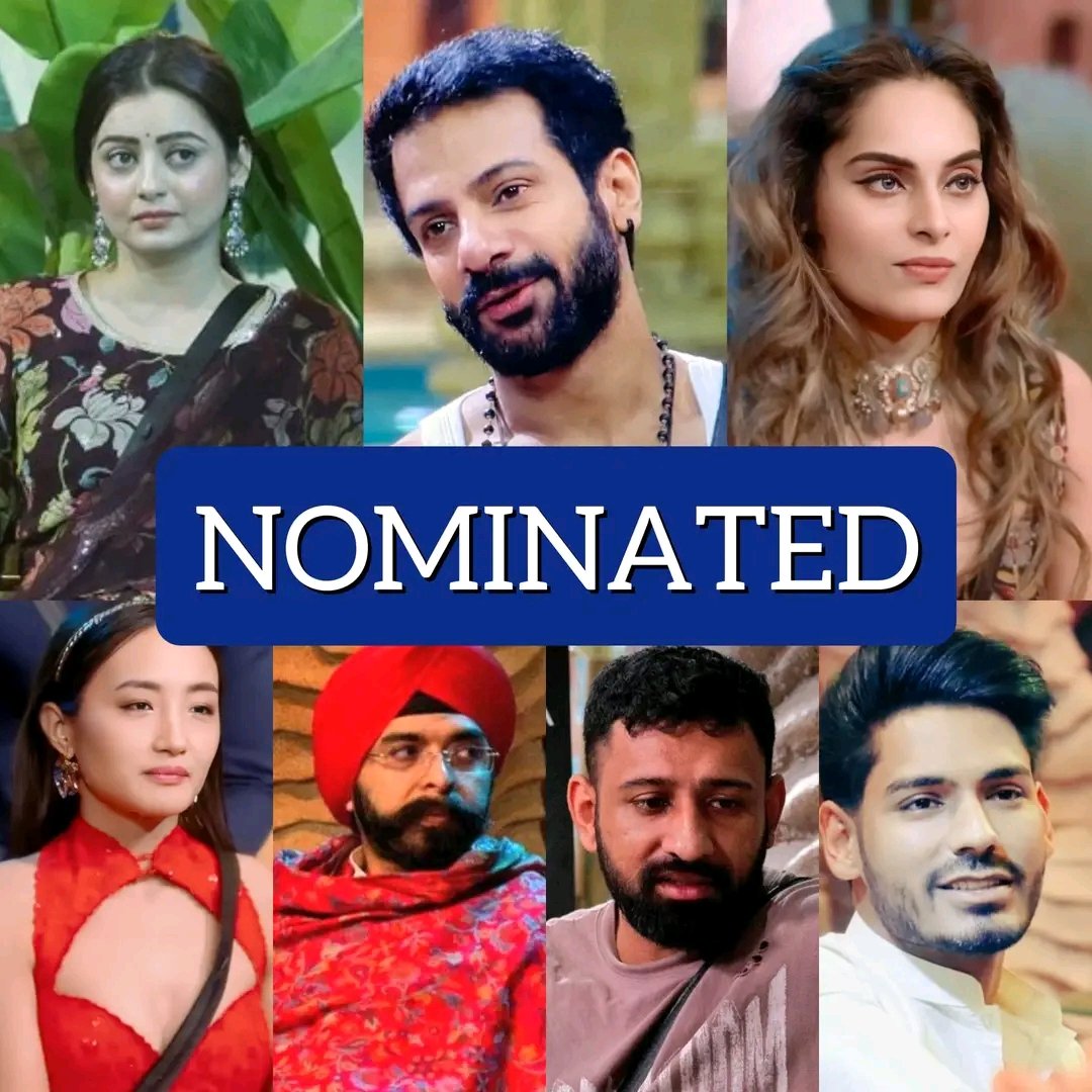 subhash262903's tweet photo. Nominated Contestants for this week are...
#ChahatPandey #Karanveermehra #ShrutikaArjun #ChumDarag #tajindarbagga, #RajatDalal #DigvijayRathee. #VivianDsena #BiggBoss #INDvsSAT20 #America #traind https://t.co/Uzal5lpirD