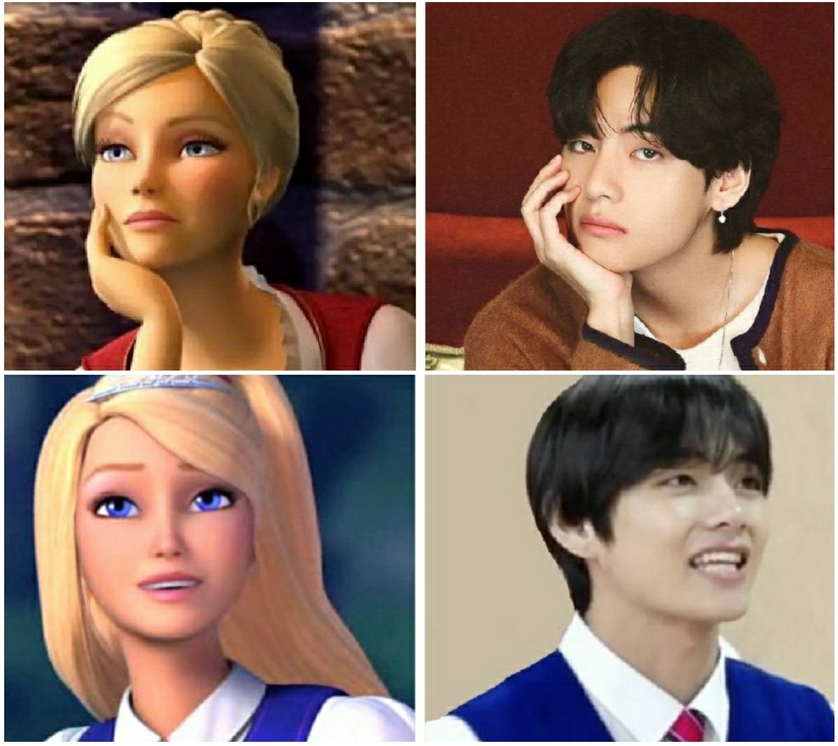 3Dkookie's tweet photo. Barbie x Taehyung: a thread https://t.co/0ePZcbfPwc
