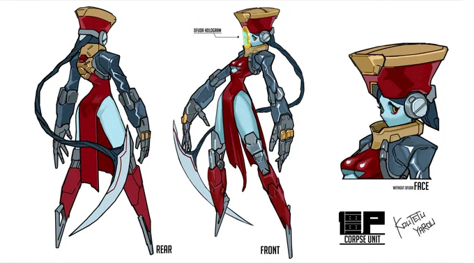 Character design commission from ProjectHeat1. 