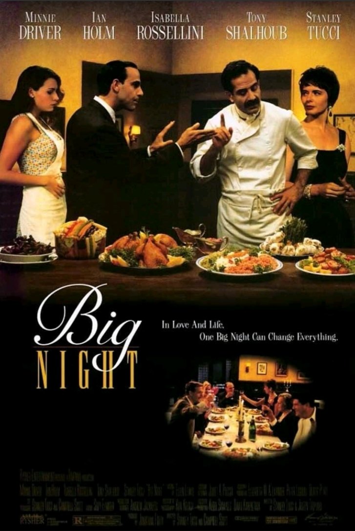 Lisa_Puy's tweet photo. #Stonegasmoviechallenge2024

Nov 11: Favorite Performance by Stanley Tucci 

Big Night (1996) https://t.co/nCgq3ea4CT