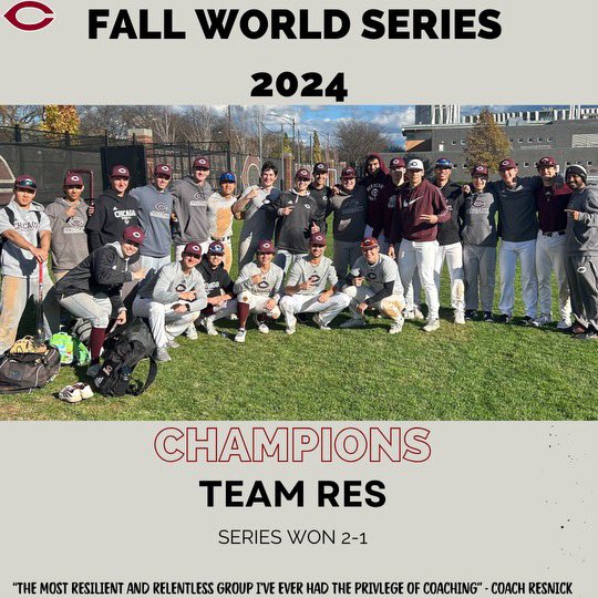 MaxwellResnick's tweet image. Fall World Series W✅

Never been a better time to be a Roon.

#YearOfTheRover #NumbersGame #RollRoons