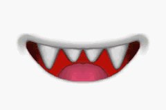 SuperMarioFact's tweet photo. A Boo's mouth https://t.co/d5SprU5a9h