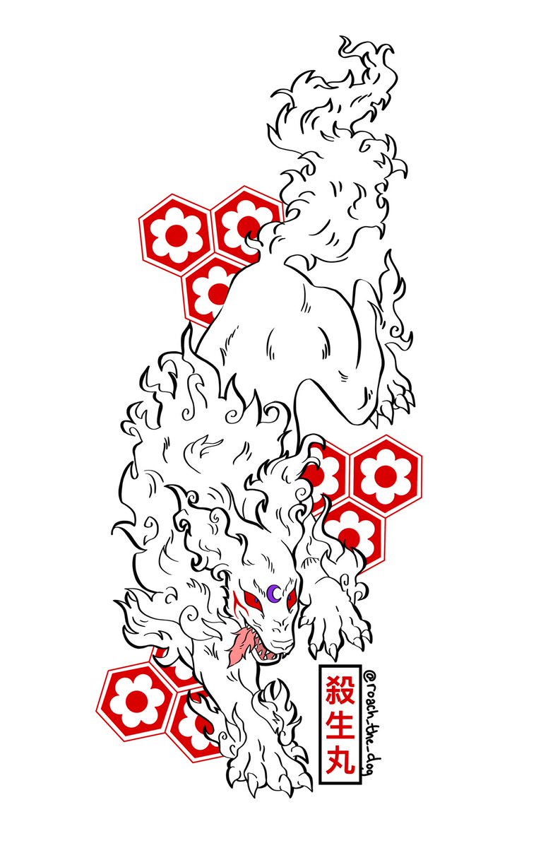 Roach_The_Dog's tweet photo. Sesshomaru tattoo idea https://t.co/jDAMlTx9XB
