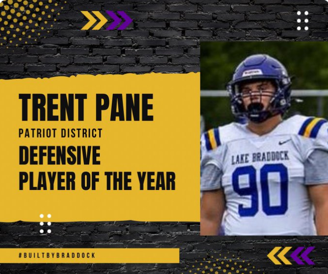 Regular Season Stats:
104 TT✅
40 TFL✅
6 FF✅
18 SACKS🔥
Honored to be named Patriot District Defensive Player of the Year <a href="/LakeBraddockFB/">Lake Braddock 🏈</a> <a href="/mdoc376/">Coach Doc</a> <a href="/OnePlayDrive/">Coach Till</a> <a href="/MCRUSHA/">Max Crush</a>
