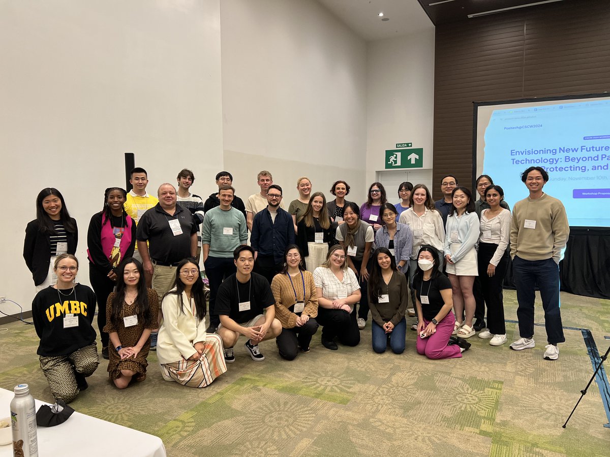 Yasmine Kotturi, Ph.D. (@yasminekotturi) on Twitter photo Thoroughly enjoyed envisioning new futures in social technology during the "positech" #CSCW2024 workshop today organized by <a href="/jaewon_kim_/">JaeWon Kim @CSCW’24 :)</a> <a href="/lindsaypopowski/">lindsay popowski</a> et al! Thoroughly enjoyed envisioning new futures in social technology during the "positech" #CSCW2024 workshop today organized by <a href="/jaewon_kim_/">JaeWon Kim @CSCW’24 :)</a> <a href="/lindsaypopowski/">lindsay popowski</a> et al!