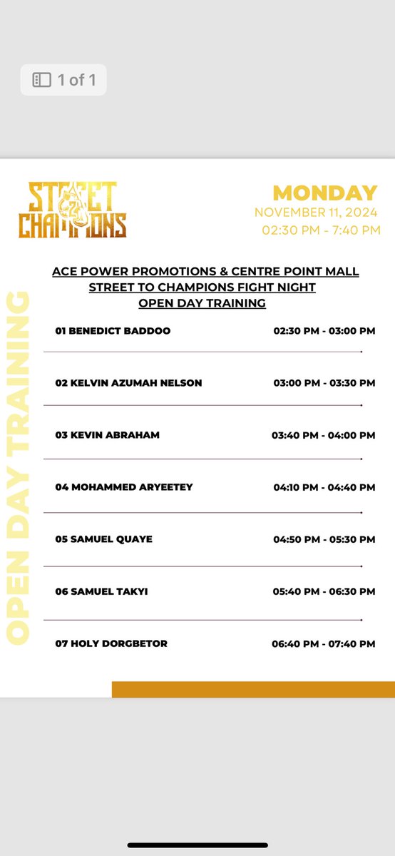 AcePowerBoxing's tweet image. Join us today at 2 PM for an exciting open training session at #CentrePointMall Atomic Junction in Accra! Watch your favorite boxers, including @holydorgbetor, @ringwarrior95, @maryeetey_gs train live! Admission is free— don’t miss out! #boxing #ghanaboxing #africanboxing
