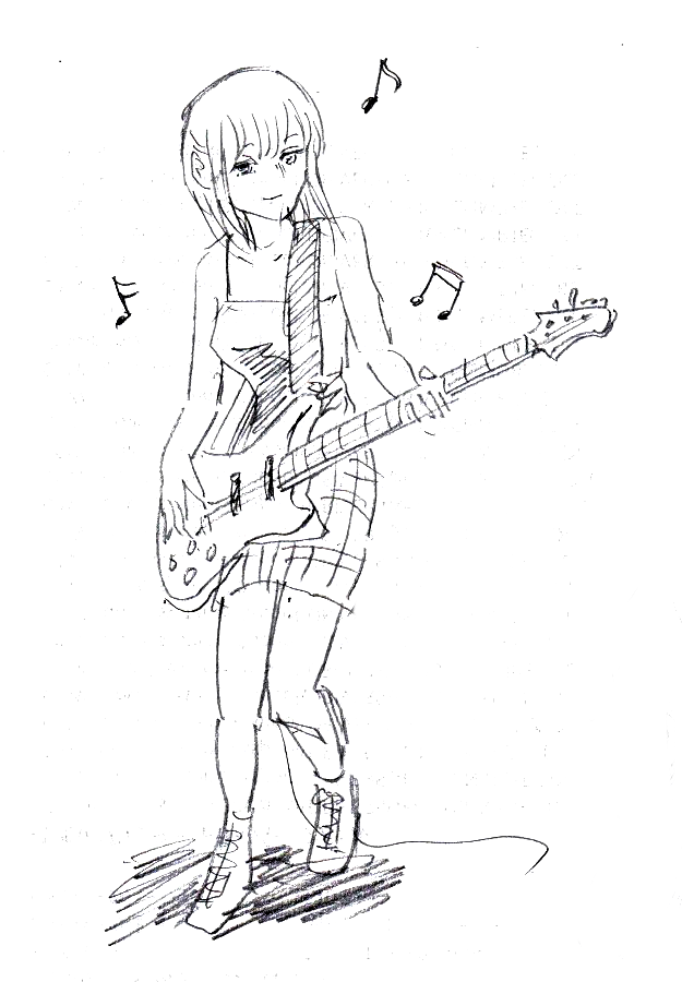 #ベースの日 過去絵。 