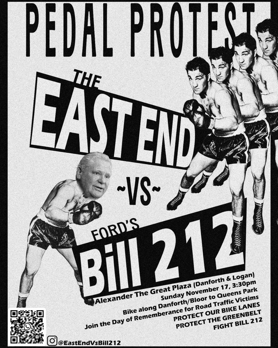 East end protest against Bill 212, Sunday November 17th, 3:30 at Danforth and Logan!