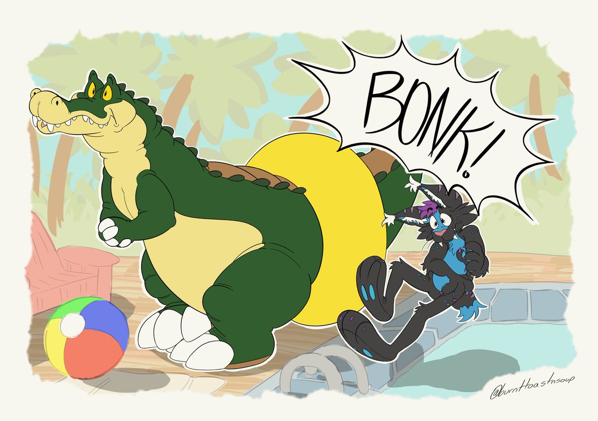 Bazooka the Croc➡️🟦☁️ (@burnttoastnsoup) on Twitter photo Some fanart of <a href="/MainMandarin/">Duino D. Duck</a> and <a href="/NexusFolf/">Gale Frostbane</a> (📸) based on one of Mitt's (gator) fursuit pics on 🟦☁️!
Reminder I am more active on 🟦☁️! <a href="/burnttoastnsoup/">Bazooka the Croc➡️🟦☁️</a> ! Some fanart of <a href="/MainMandarin/">Duino D. Duck</a> and <a href="/NexusFolf/">Gale Frostbane</a> (📸) based on one of Mitt's (gator) fursuit pics on 🟦☁️!
Reminder I am more active on 🟦☁️! <a href="/burnttoastnsoup/">Bazooka the Croc➡️🟦☁️</a> !