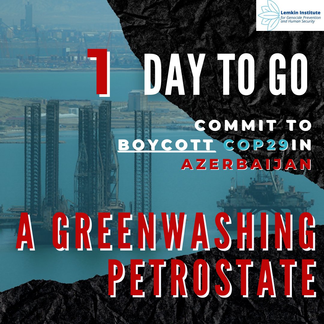 Say NO to COP29 in Azerbaijan!

#COP29 #Armenia #Azerbaijan