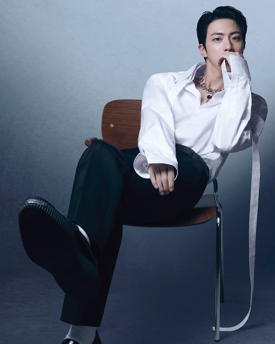 JIN appears strikingly attractive in GQ Japan, making our hearts