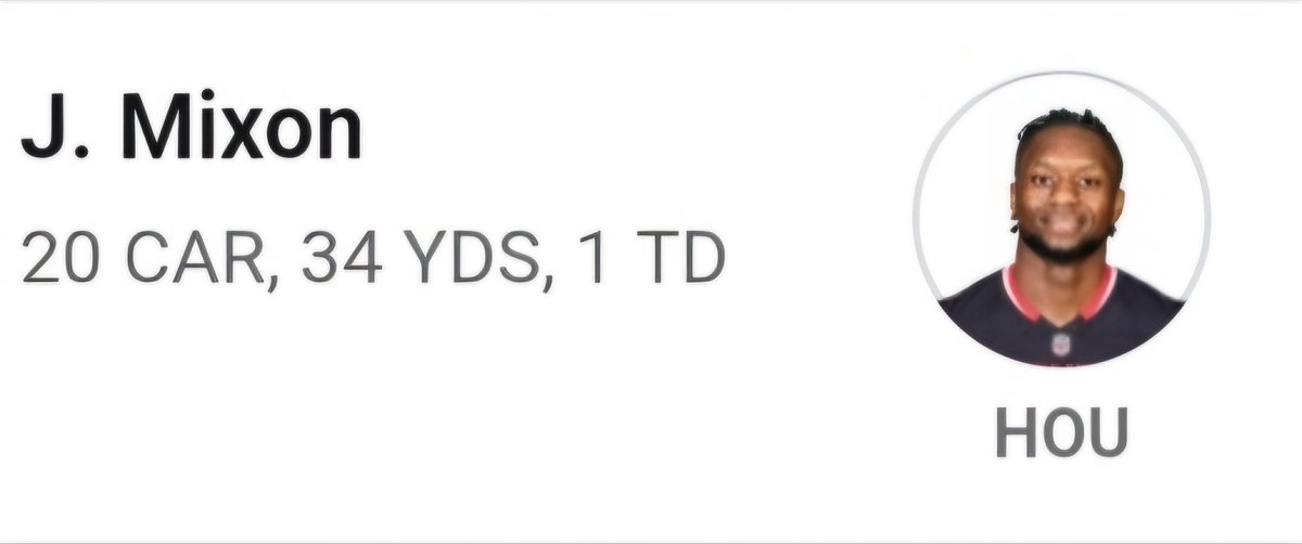 In a world filled with uncertainty, it's refreshing that there are constants that we can hold onto, like Joe Mixon going 20/34/1.